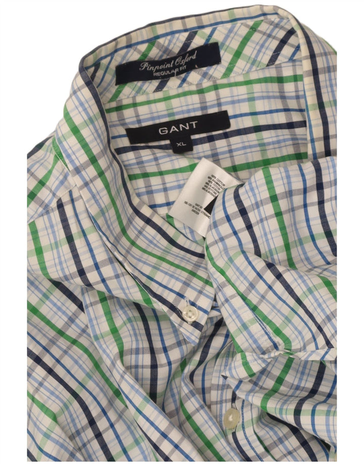 Camisa masculina GANT Regular Fit XL algodão xadrez multicolorido