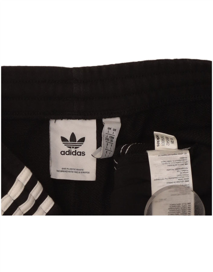 Adidas Mens Cargo Shorts Grande Algodão Preto
