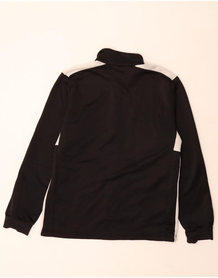ADIDAS Mens Tracksuit Top Jacket Grande Preto Colourblock Poliéster