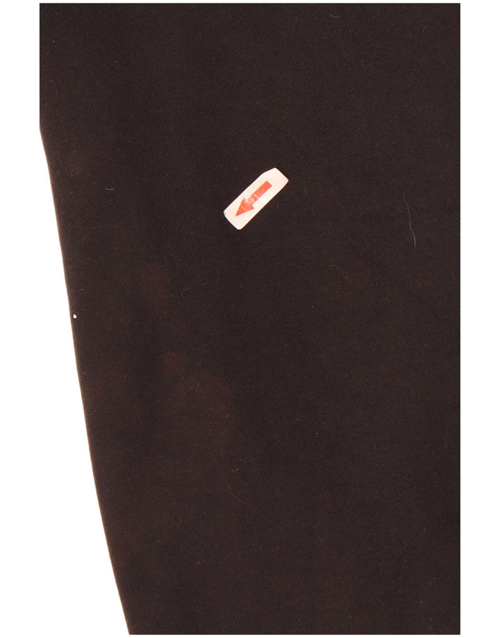 Adidas Mens Moletom Jumper Pequeno Algodão Preto