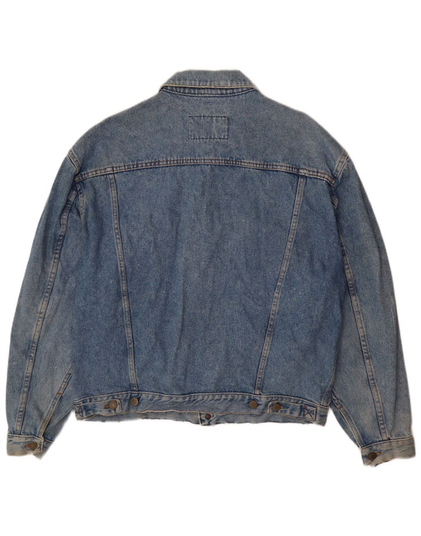 Jaqueta jeans masculina UNIFORM UK 38 azul médio