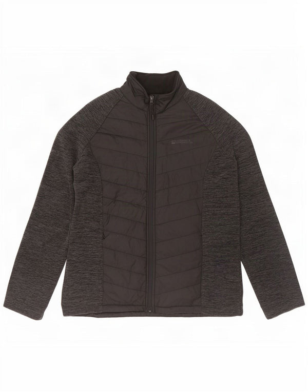 Jaqueta acolchoada feminina Mountain Warehouse UK 16 grande poliamida manchada preta