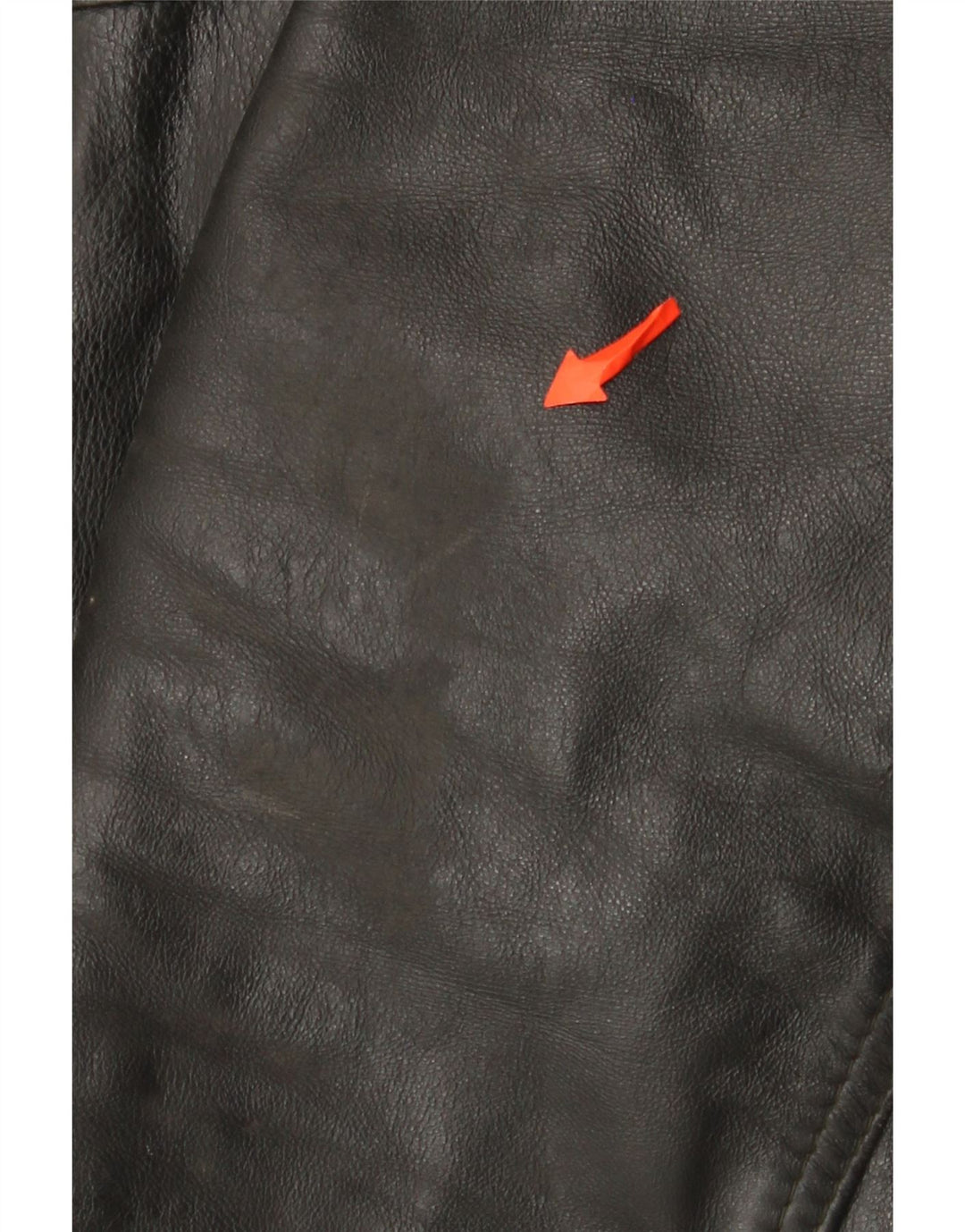 Jaqueta de couro masculina vintage UK 42 XL couro preto