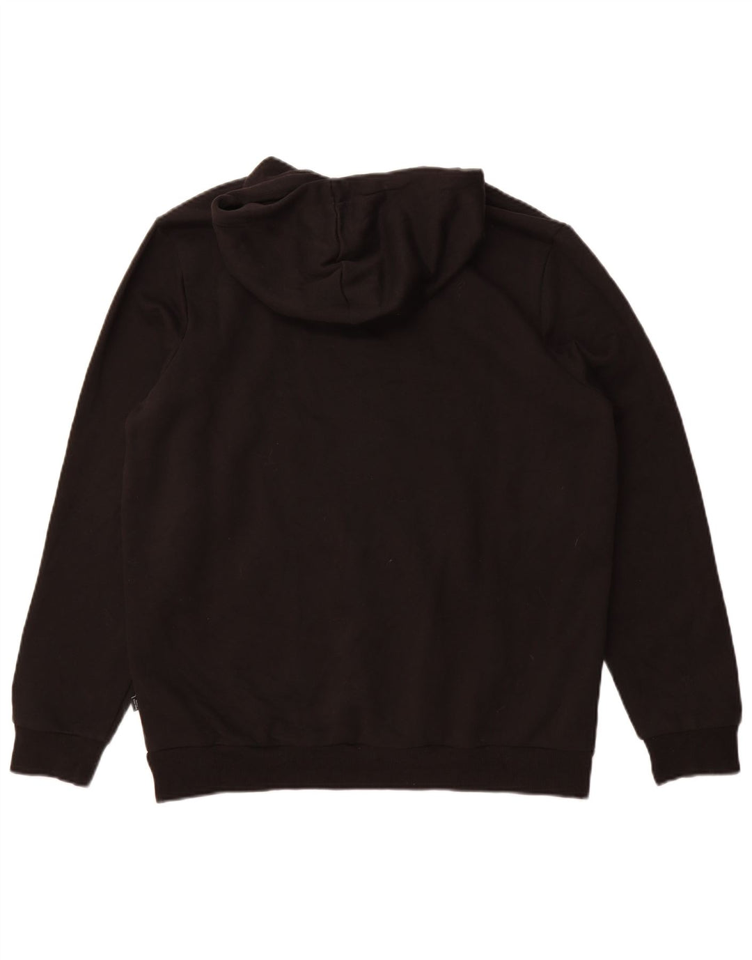 Puma Mens Hoodie Jumper Grande Algodão Preto