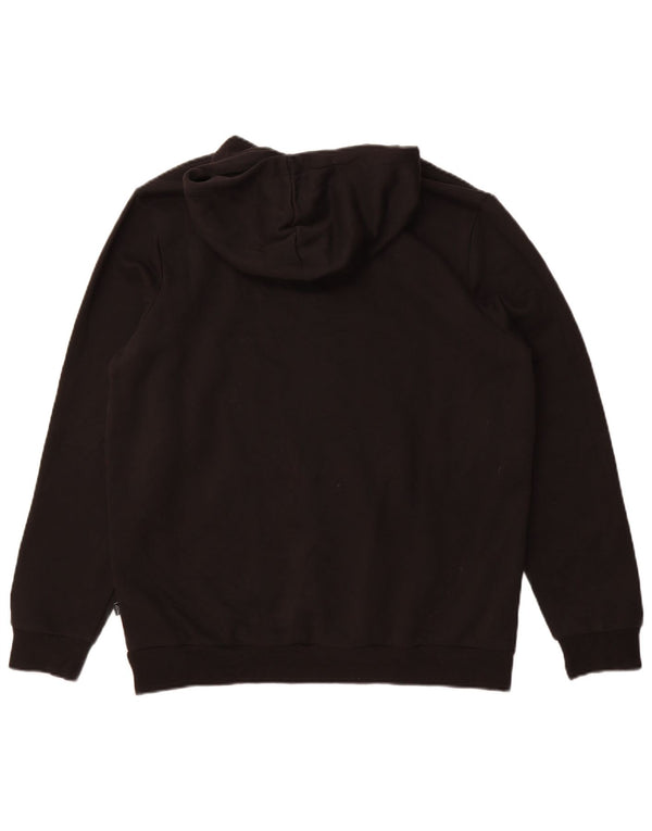 Puma Mens Hoodie Jumper Grande Algodão Preto