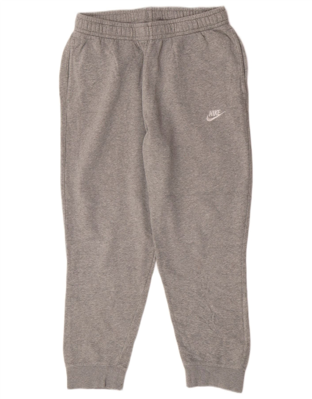 Calça de treino masculina Nike joggers grande algodão cinza