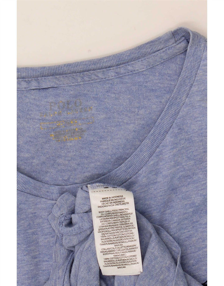 Polo Ralph Lauren Camiseta masculina Top Médio Algodão Azul