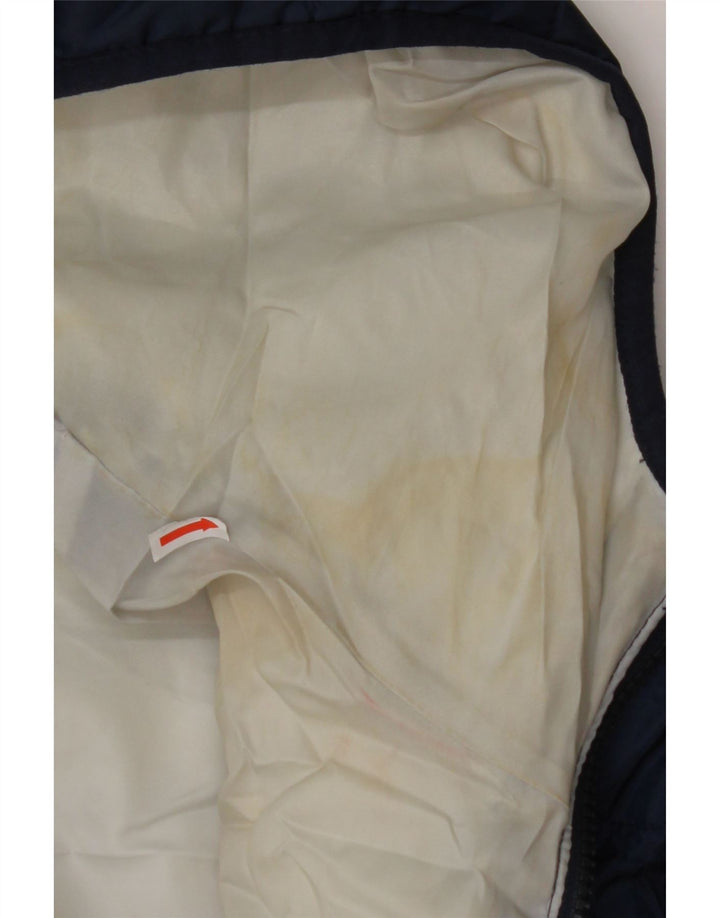 Jaqueta masculina acolchoada com capuz JACK & JONES Reino Unido 40 grande poliéster azul marinho