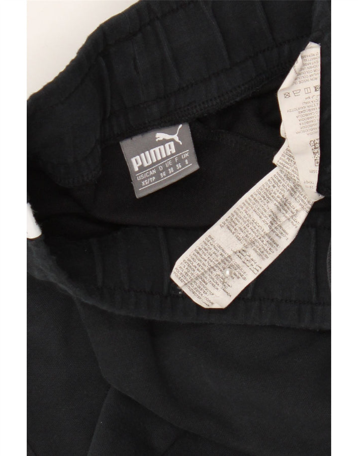 Puma Calça Capri Feminina UK 8 Pequena Poliéster Preto
