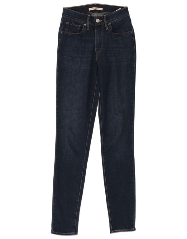 Calça jeans feminina Levi's 721 High Rise Skinny W25 L30 azul marinho algodão