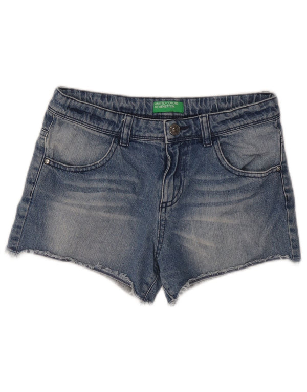 Shorts jeans feminino Benetton W26 pequeno azul