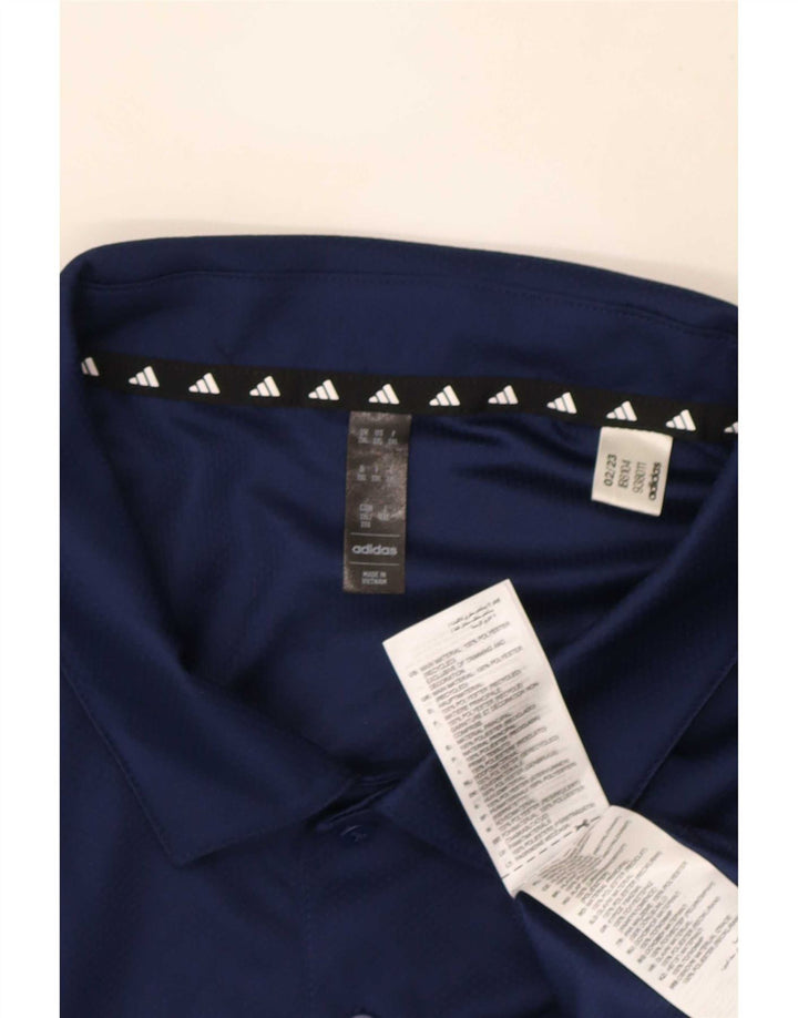 Adidas Mens Aeroready Polo Shirt 2XL Azul Marinho Poliéster