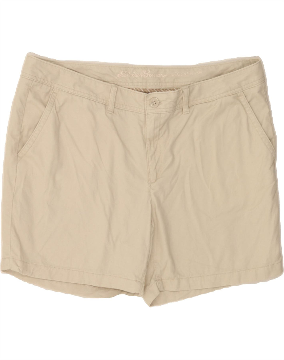 EDDIE BAUER Womens Chino Shorts US 18 2XL W40 Beige Cotton Vintage Eddie Bauer and Second-Hand Eddie Bauer from Messina Hembry 