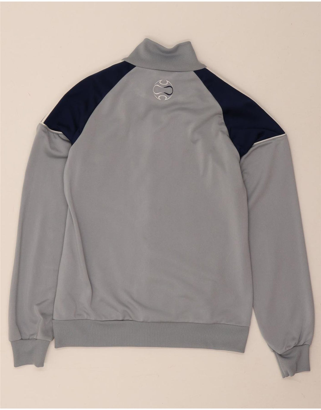 Jaqueta Adidas Meninos Treino Top 13-14 Anos Cinza Colorblock Poliéster