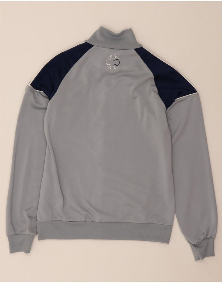Jaqueta Adidas Meninos Treino Top 13-14 Anos Cinza Colorblock Poliéster