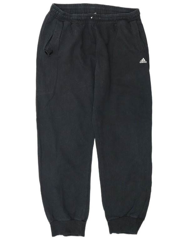 Calças de treino masculinas Adidas Joggers UK 46/48 XL algodão preto