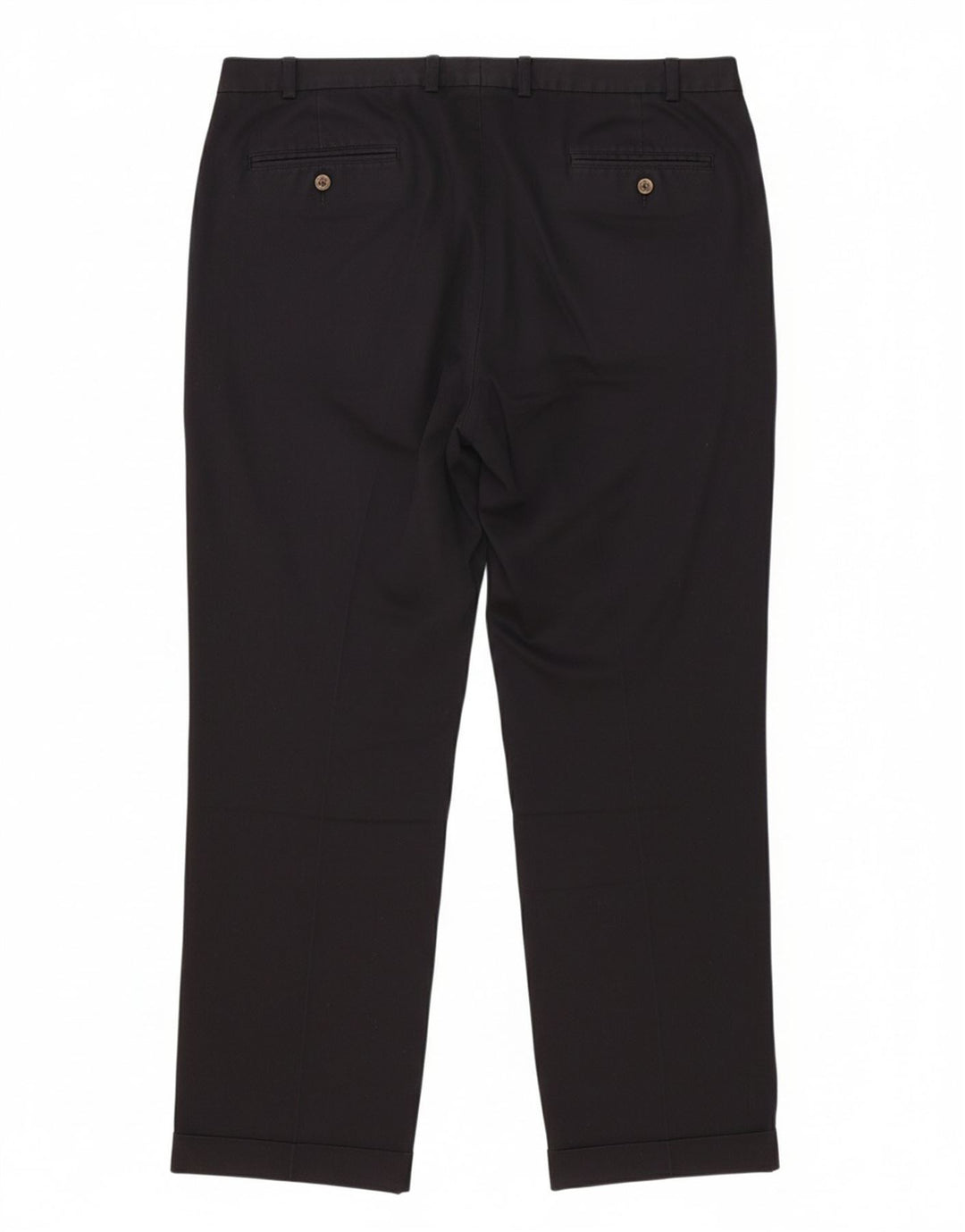 Calça chino masculina L.L.BEAN W46 L29 algodão azul marinho