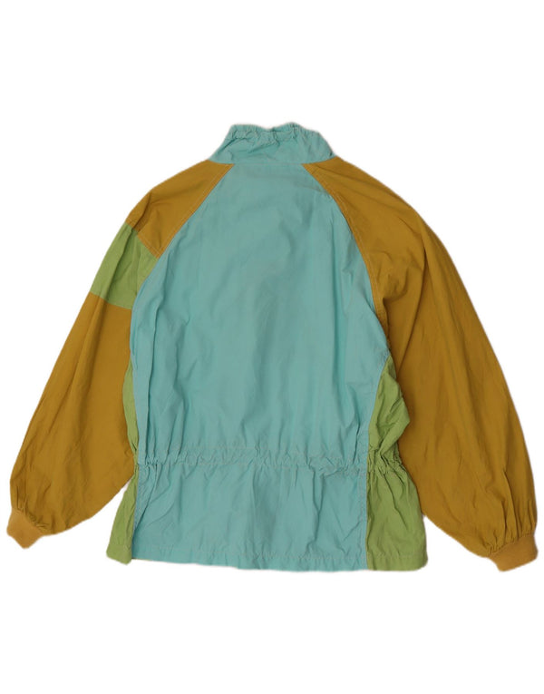Jaqueta de chuva feminina Nordica IT 44 algodão colorblock médio multicolorido