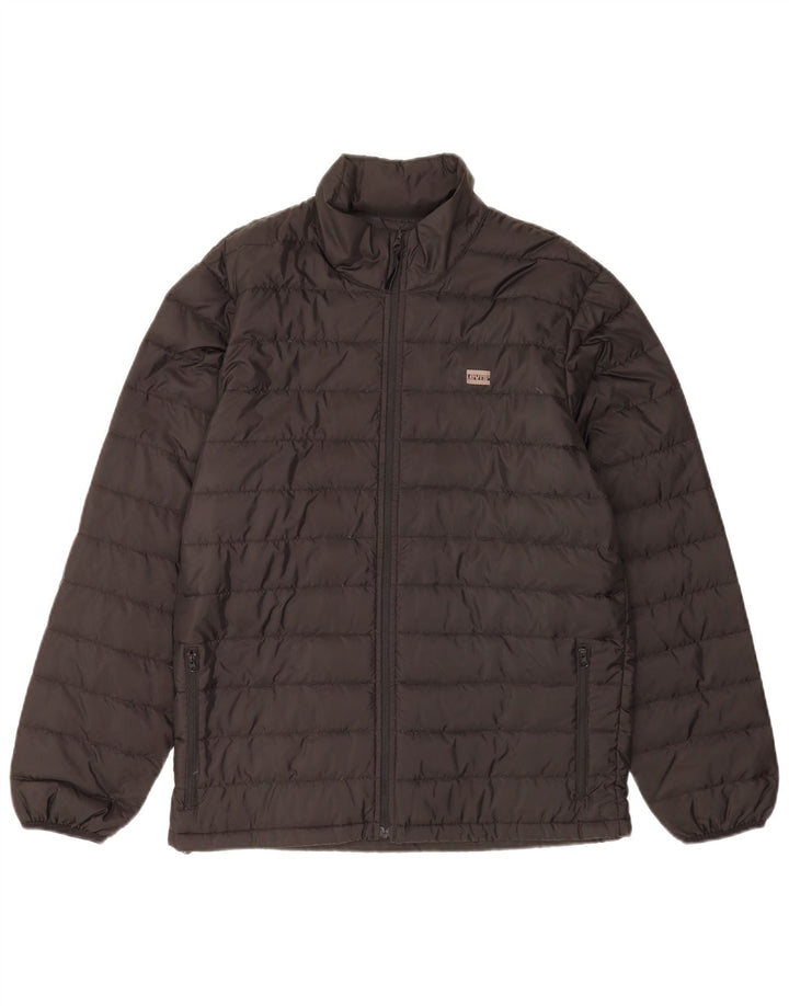 Jaqueta acolchoada masculina Levi's pequena preta de poliéster
