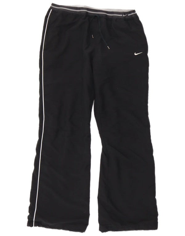 Calça de treino feminina Nike UK 14/16 grande poliéster preto