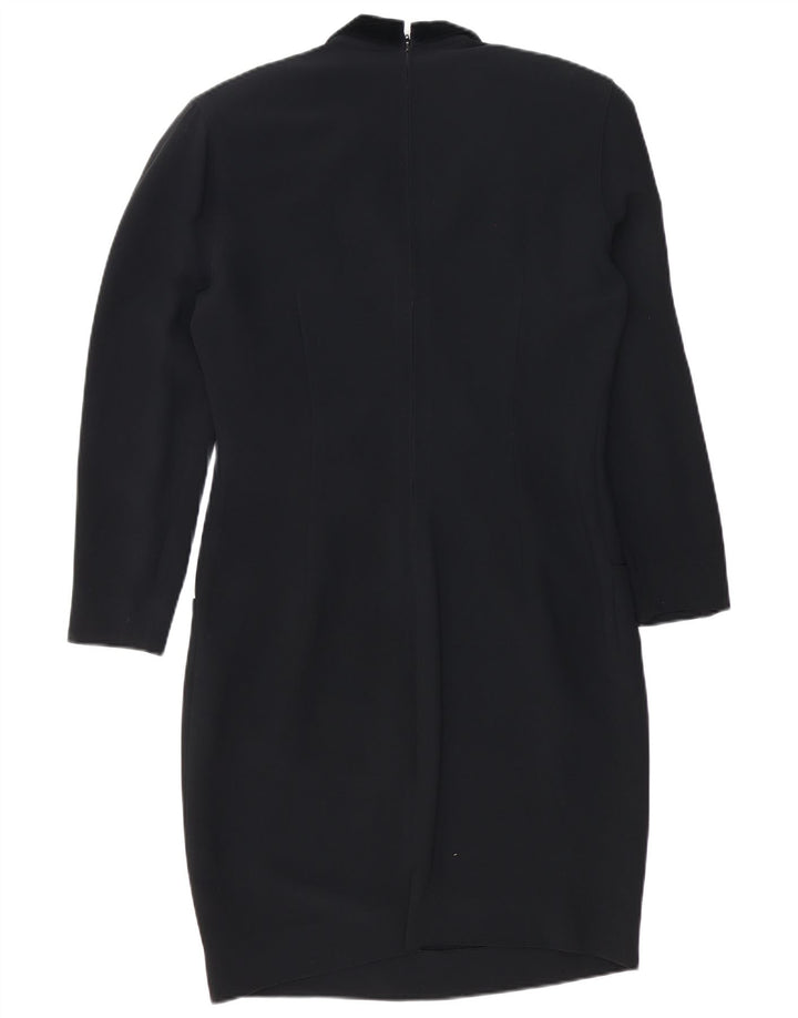 Vestido bainha feminino de manga comprida Les Copains IT 44 médio preto