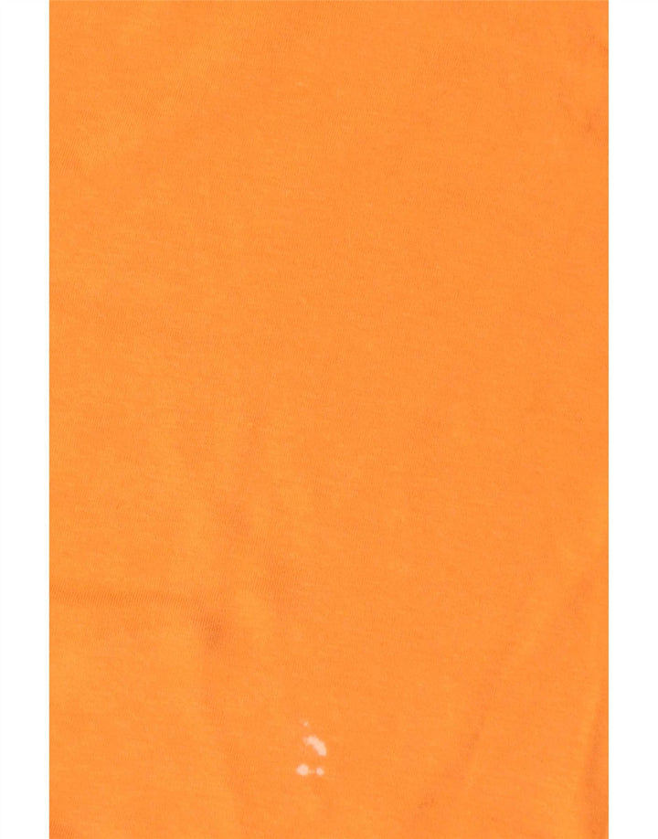 Camiseta masculina Ellesse com estampa gráfica 2XL algodão laranja