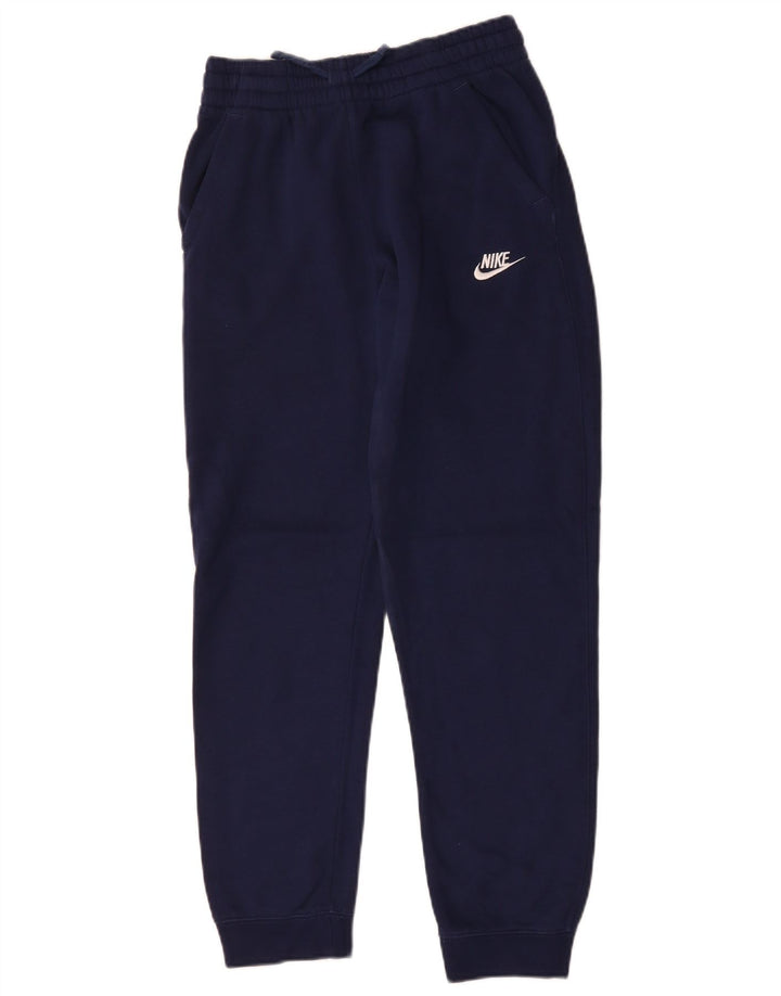 NIKE Meninos Calças de treino Joggers 13-14 anos XL Azul marinho algodão