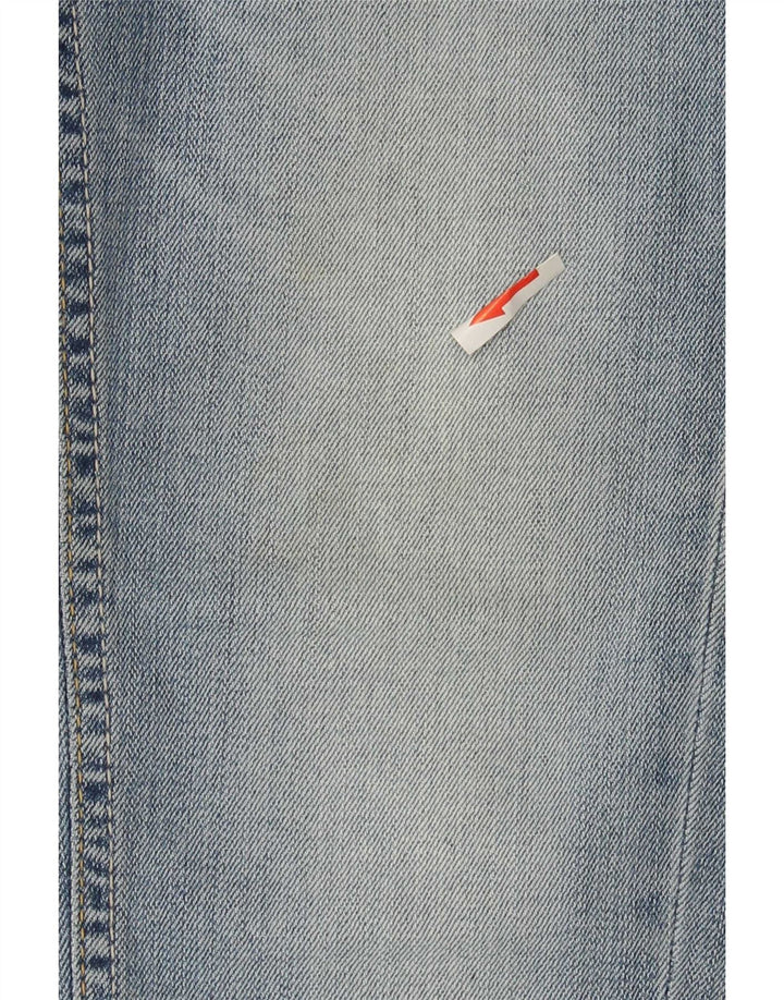 Dondup Jeans Slim Feminino W28 L27 Azul Algodão