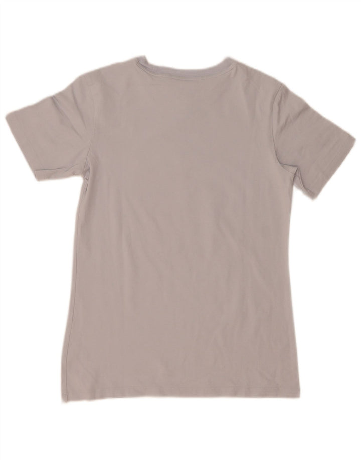 Camiseta Adidas Feminina Graphic Top UK 10 Pequena Cinza