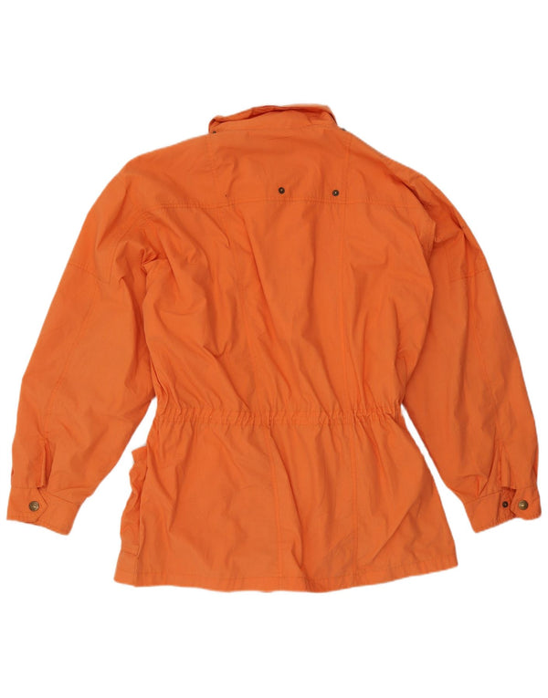 Jaqueta utilitária masculina de grandes dimensões St John's Bay UK 44 2XL poliéster laranja