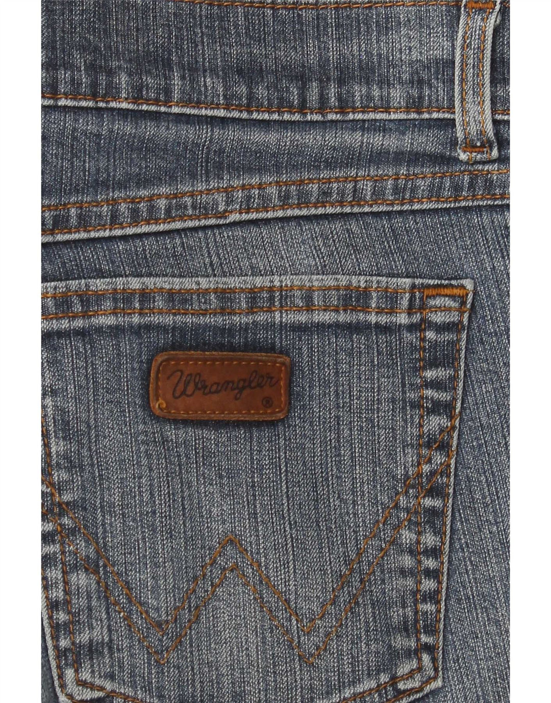 Jeans retos femininos Wrangler W32 L30 azul
