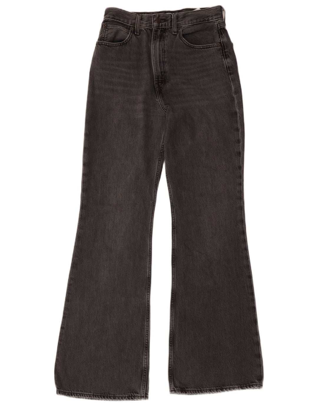 Calça jeans feminina Levi's cintura alta larga W27 L32 cinza