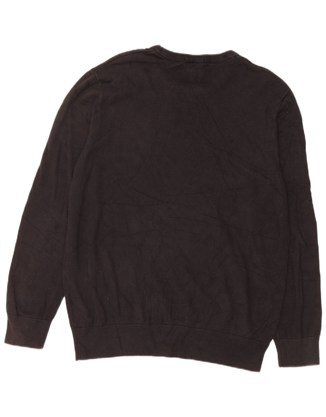 Suéter masculino Timberland com gola redonda, grande algodão preto