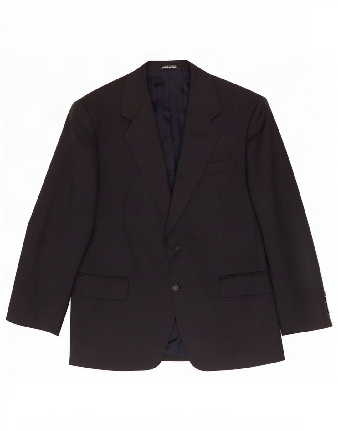 Jaqueta blazer masculina de 2 botões Marks & Spencer Reino Unido 40 médio azul marinho nova lã