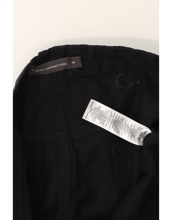 FRENCH CONNECTION Mens Straight Casual Trousers W36 L32 Black Cotton Vintage French Connection and Second-Hand French Connection from Messina Hembry 