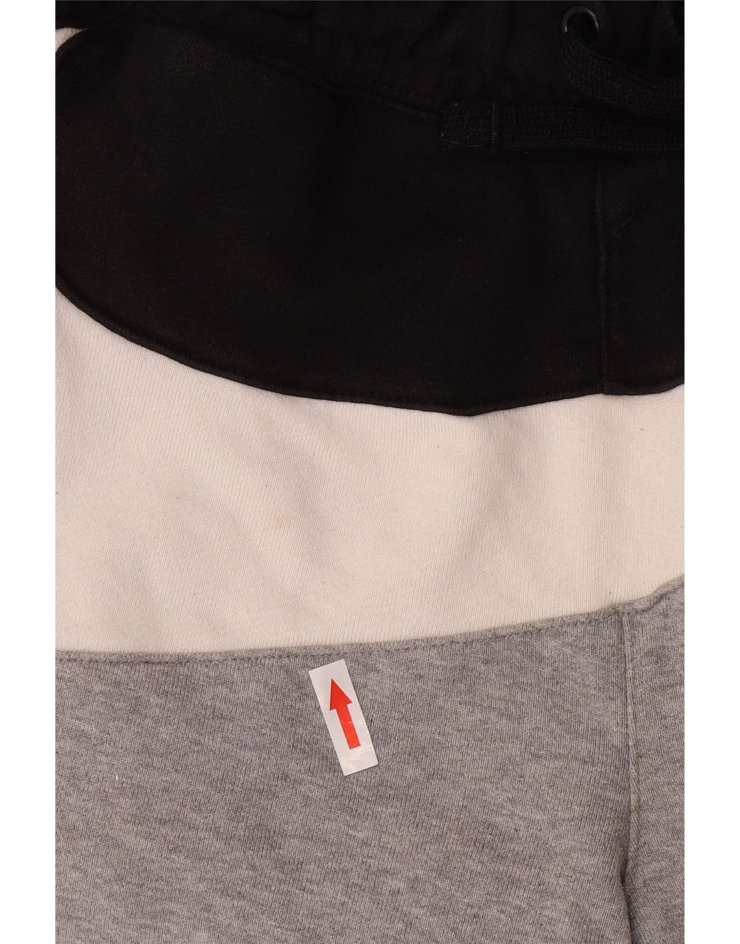 Shorts esportivos masculinos Nike médio cinza colorblock algodão