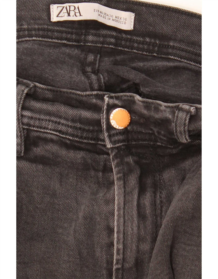 Zara Mens Slim Jeans EU 46 XL W36 L30 Preto
