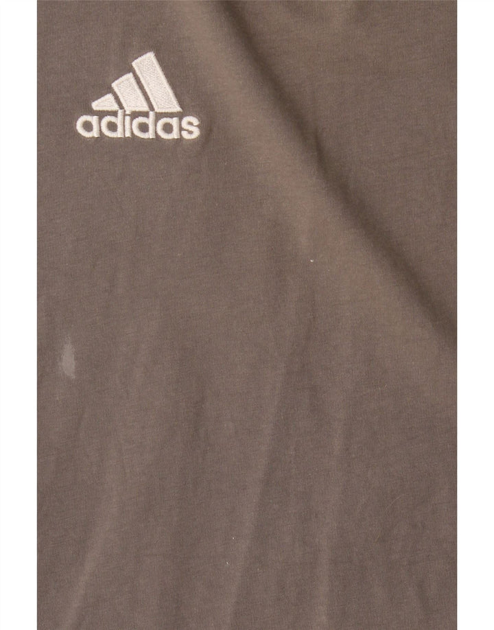 Camiseta masculina Adidas Top XL cinza algodão