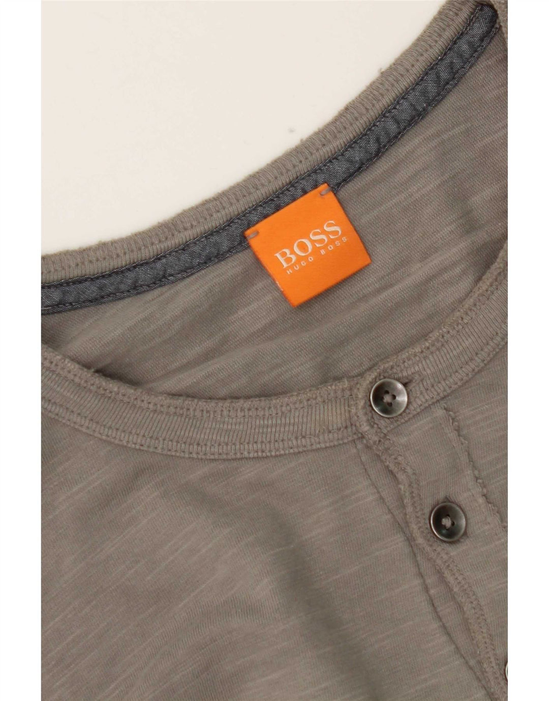 Hugo Boss Mens Top Manga Longa XL Cinza