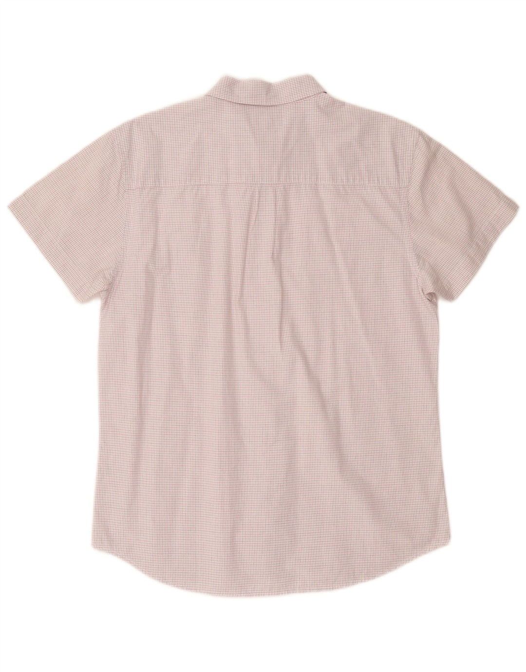 Wrangler Camisa masculina de manga curta regular fit grande xadrez branco