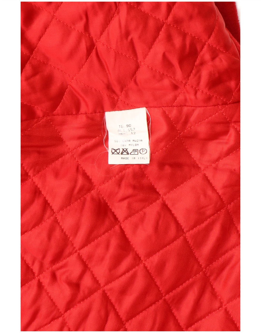 Casaco Poncho Vintage para Meninas 11-12 Anos Lã Vermelha