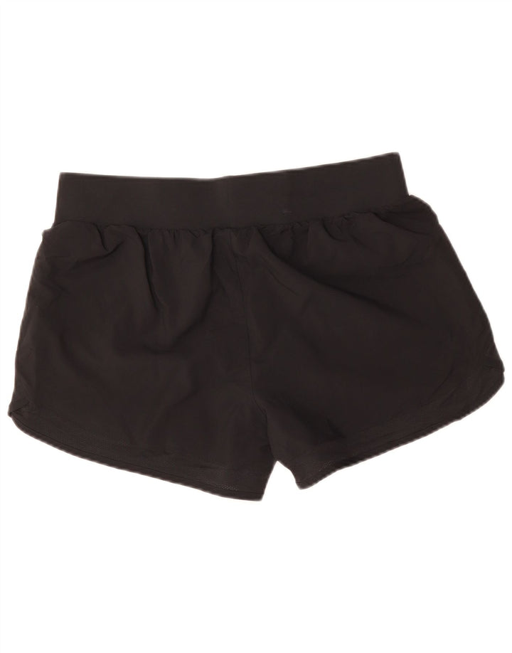 Under Armour Womens Graphic Sport Shorts UK 14 Grande Poliéster Preto