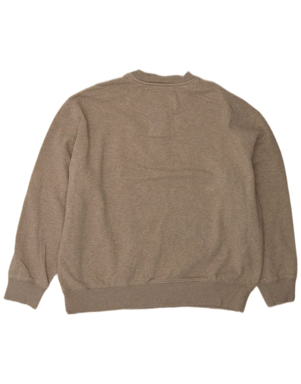 Suéter masculino de grandes dimensões da Marks & Spencer XL algodão manchado cinza