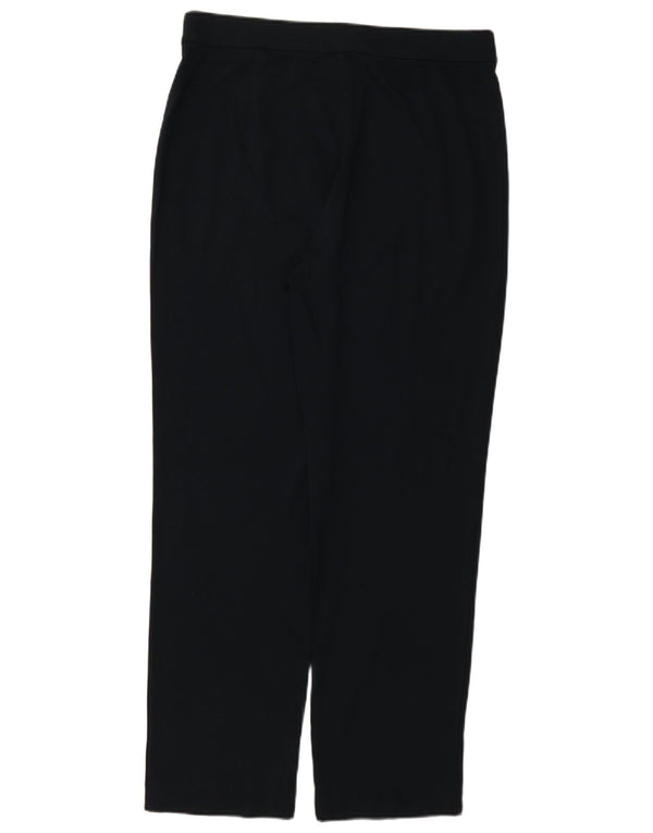 Calça casual feminina Marks & Spencer UK 16 grande W32 L30 azul marinho