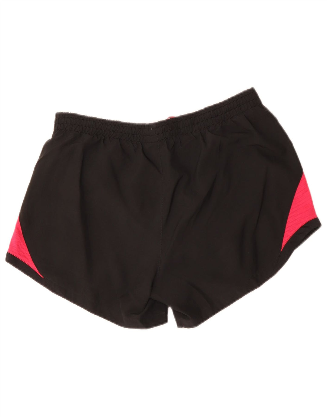 Shorts esportivos femininos NIKE UK 14 médio preto colorblock poliéster