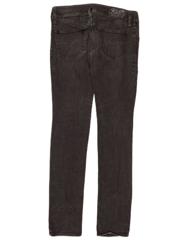 Diesel Feminino Matic Slim Jeans W28 L34 Algodão Preto