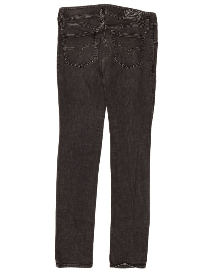 Diesel Feminino Matic Slim Jeans W28 L34 Algodão Preto