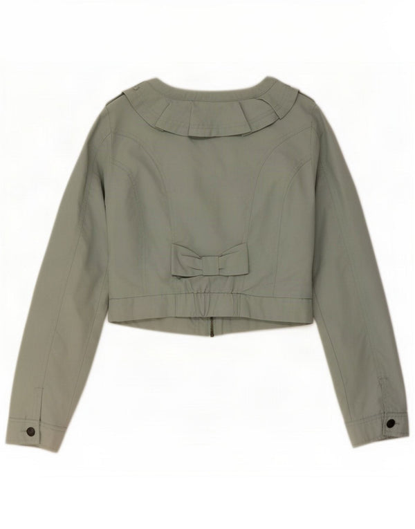 Somente Jaqueta Bolero Militar Feminina Reino Unido 10 Pequeno Verde
