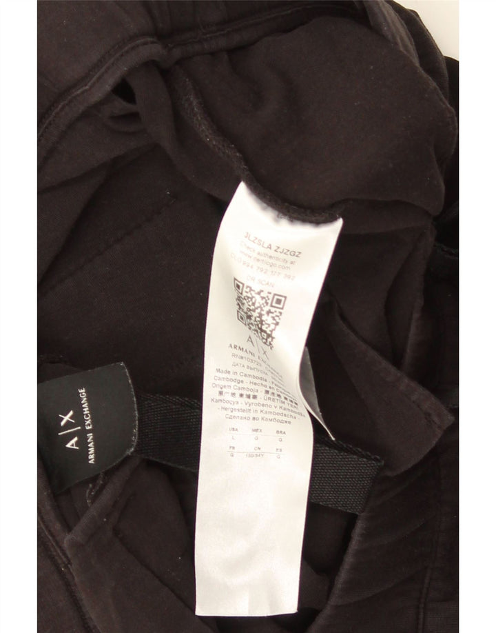 Shorts Cargo Masculino Armani Exchange Grande W34 Algodão Preto