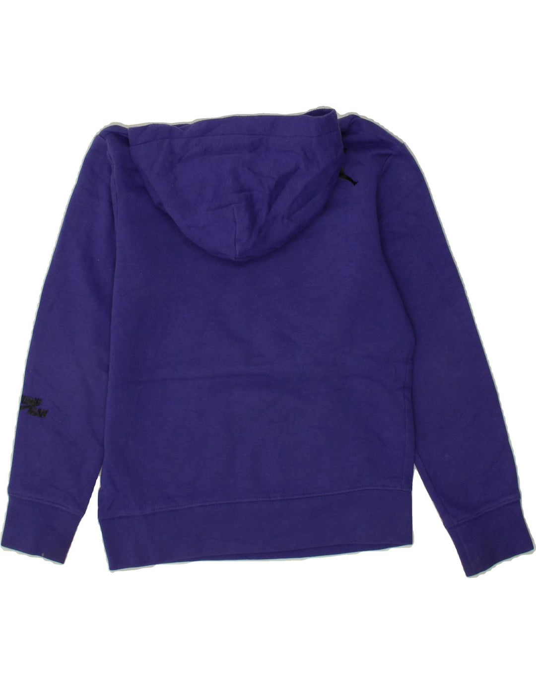 JORDAN Girls Graphic Hoodie Jumper 10-11 Years Medium Purple Vintage Jordan and Second-Hand Jordan from Messina Hembry 